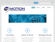 Tablet Screenshot of inmotiontechnologies.com